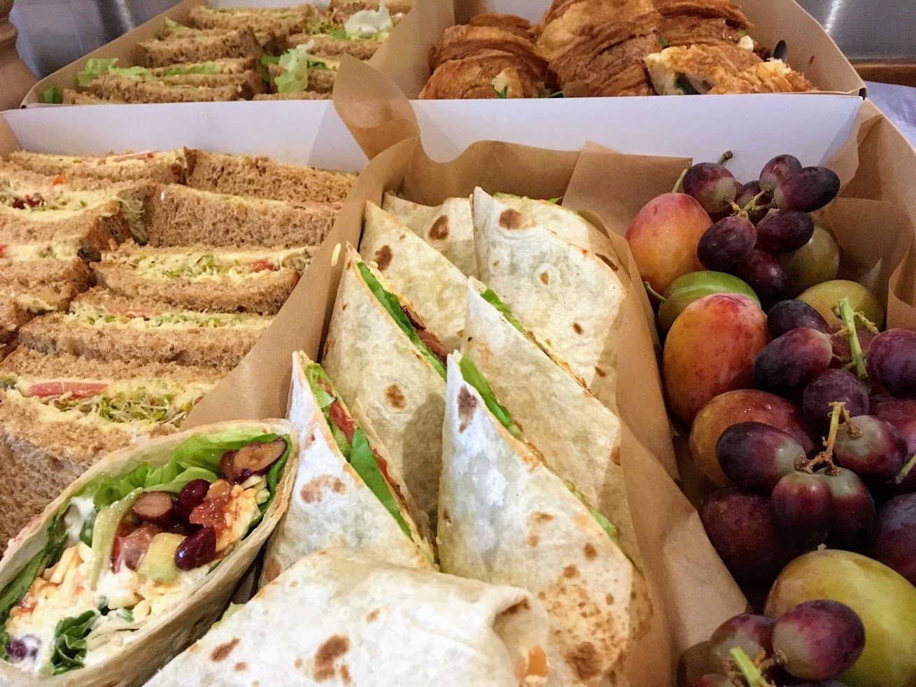 veggie sandwich platter