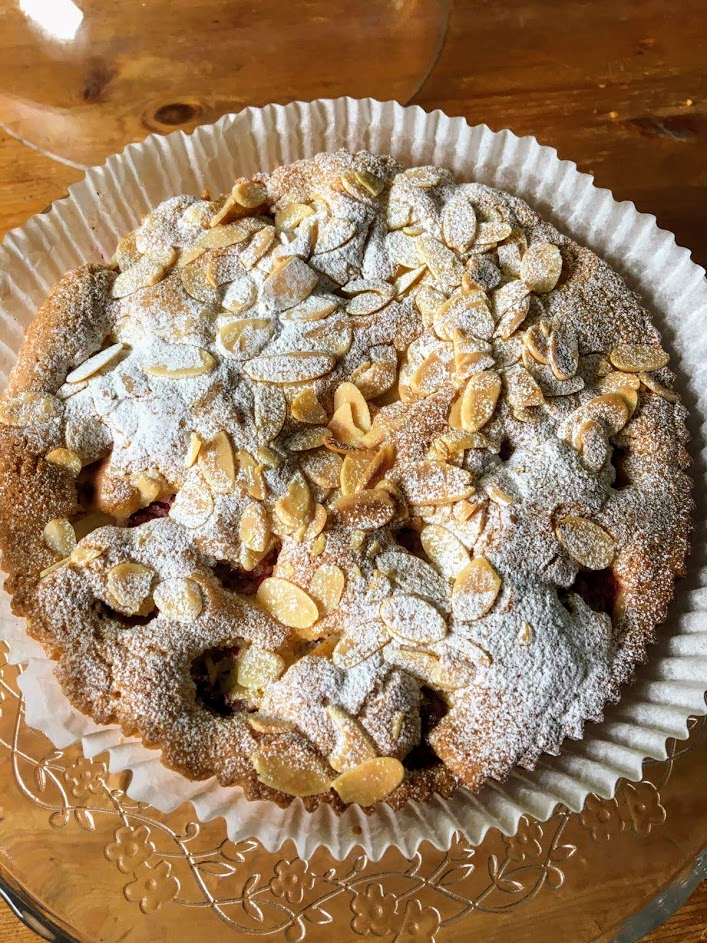 Raspberry Bakewell Cake